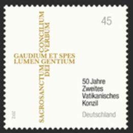 Sonderbriefmarke „50 Jahre Zweites Vatikanisches Konzil