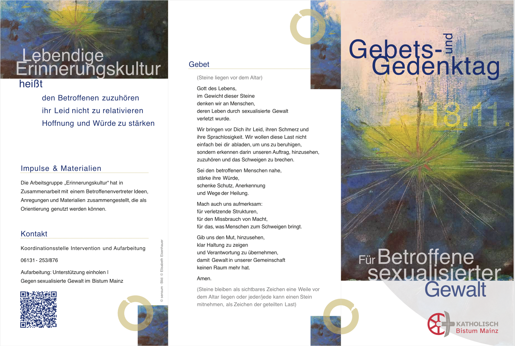 Folder Seite 1 Gebets- und Gedenktag