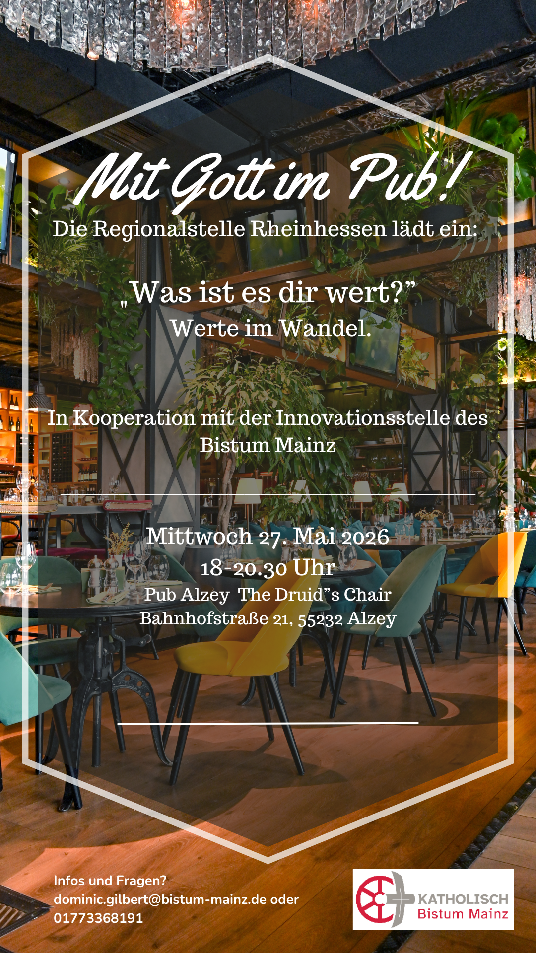 Plakat für 27.5.26_Gott im Pub