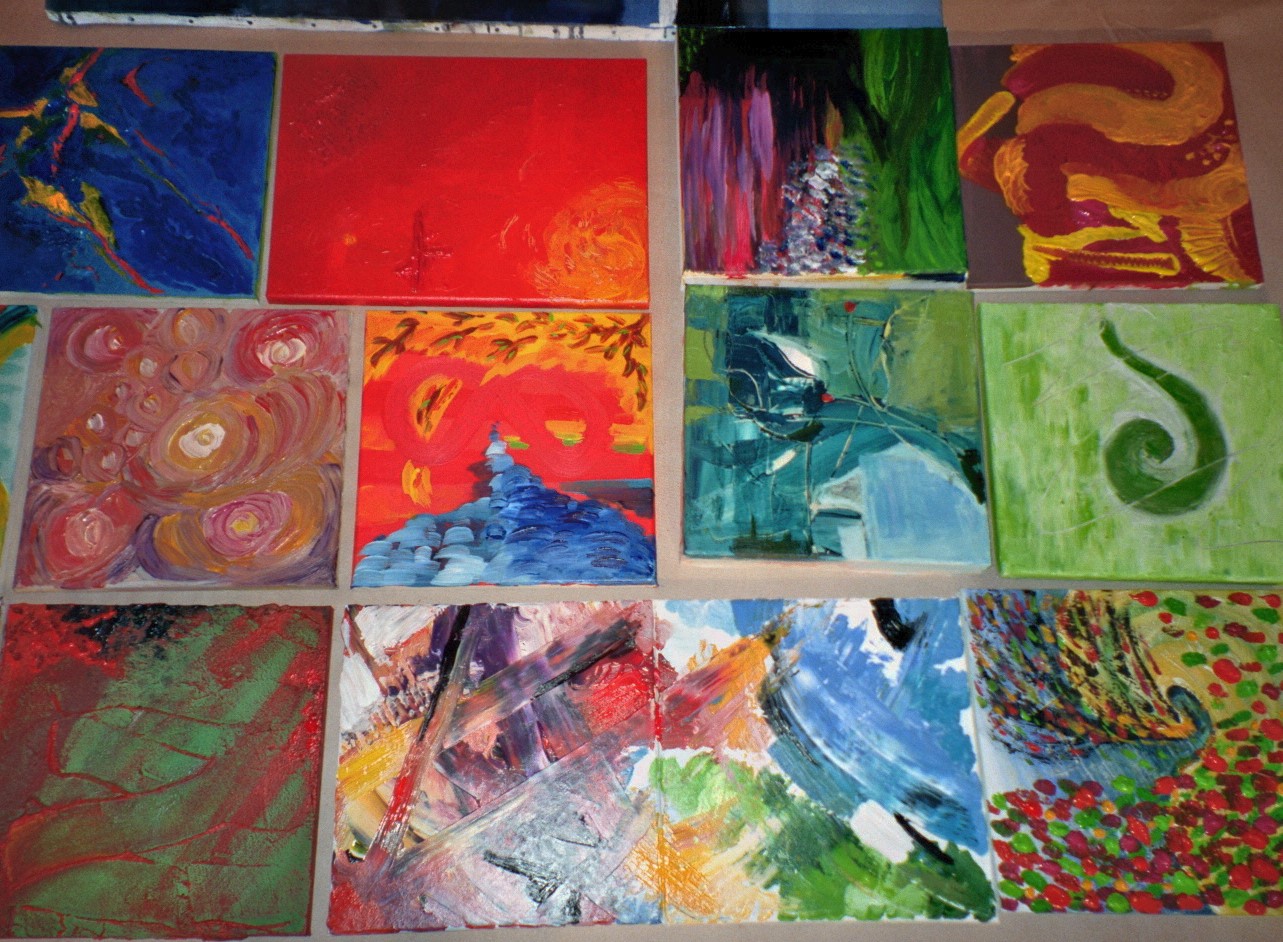 gemalte Bilder