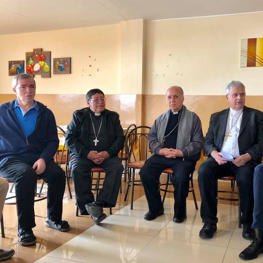 Begegnung mit dem Vorsitzenden der ecuadorianischen Bischofskonferenz, Eugenio Arellano