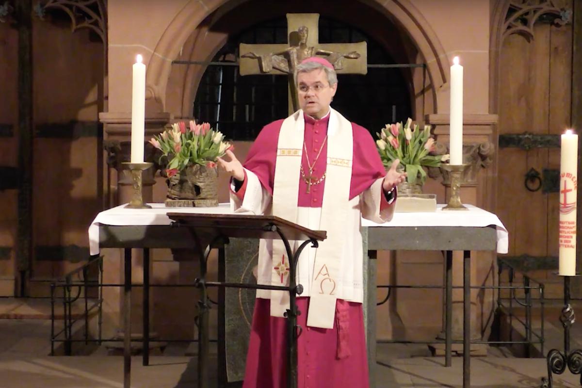 Weihbischof Bentz predigt beim ökumenischen Gottesdienst in Friedberg web