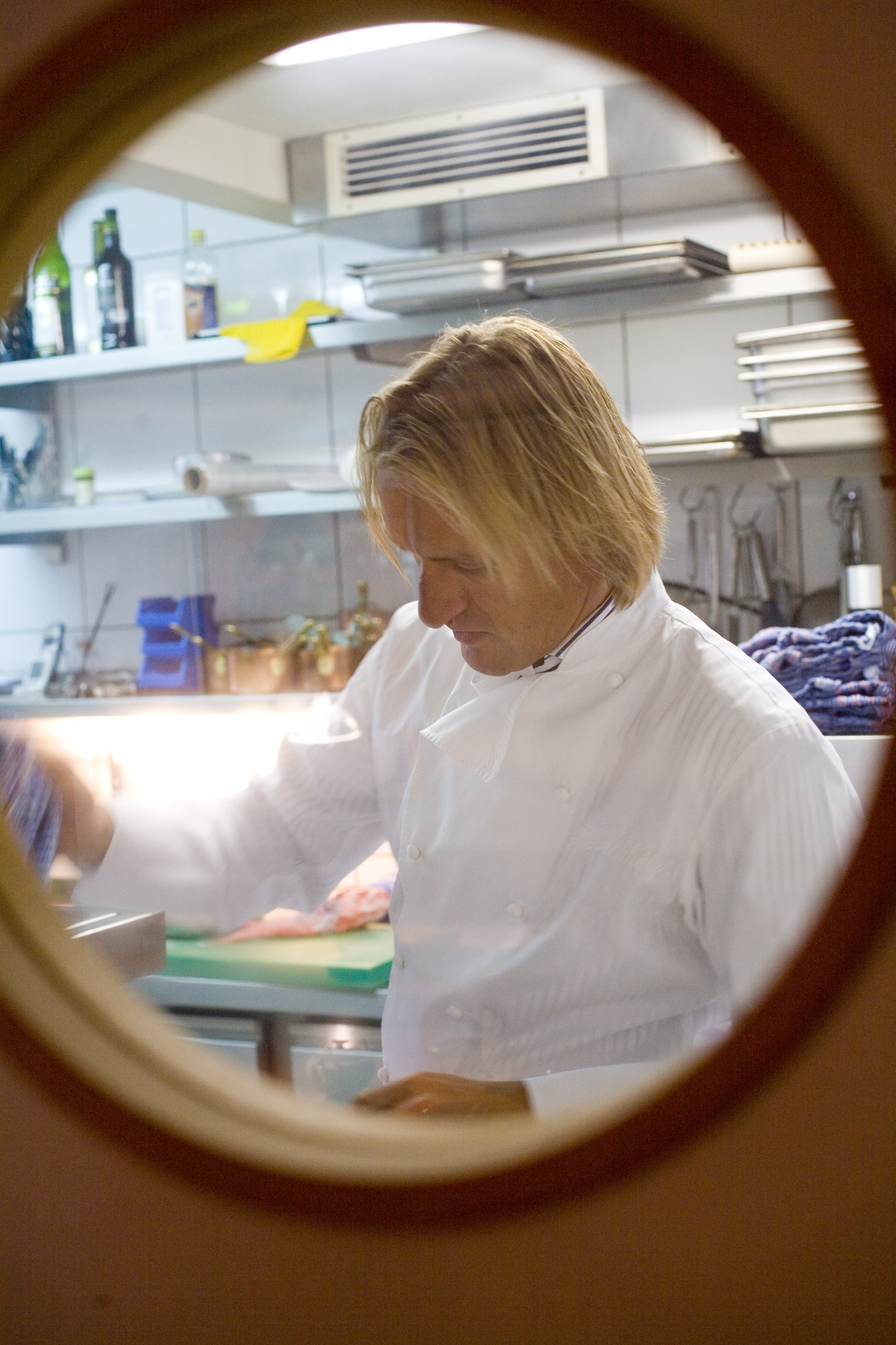 Frank Buchholz beim Kochen