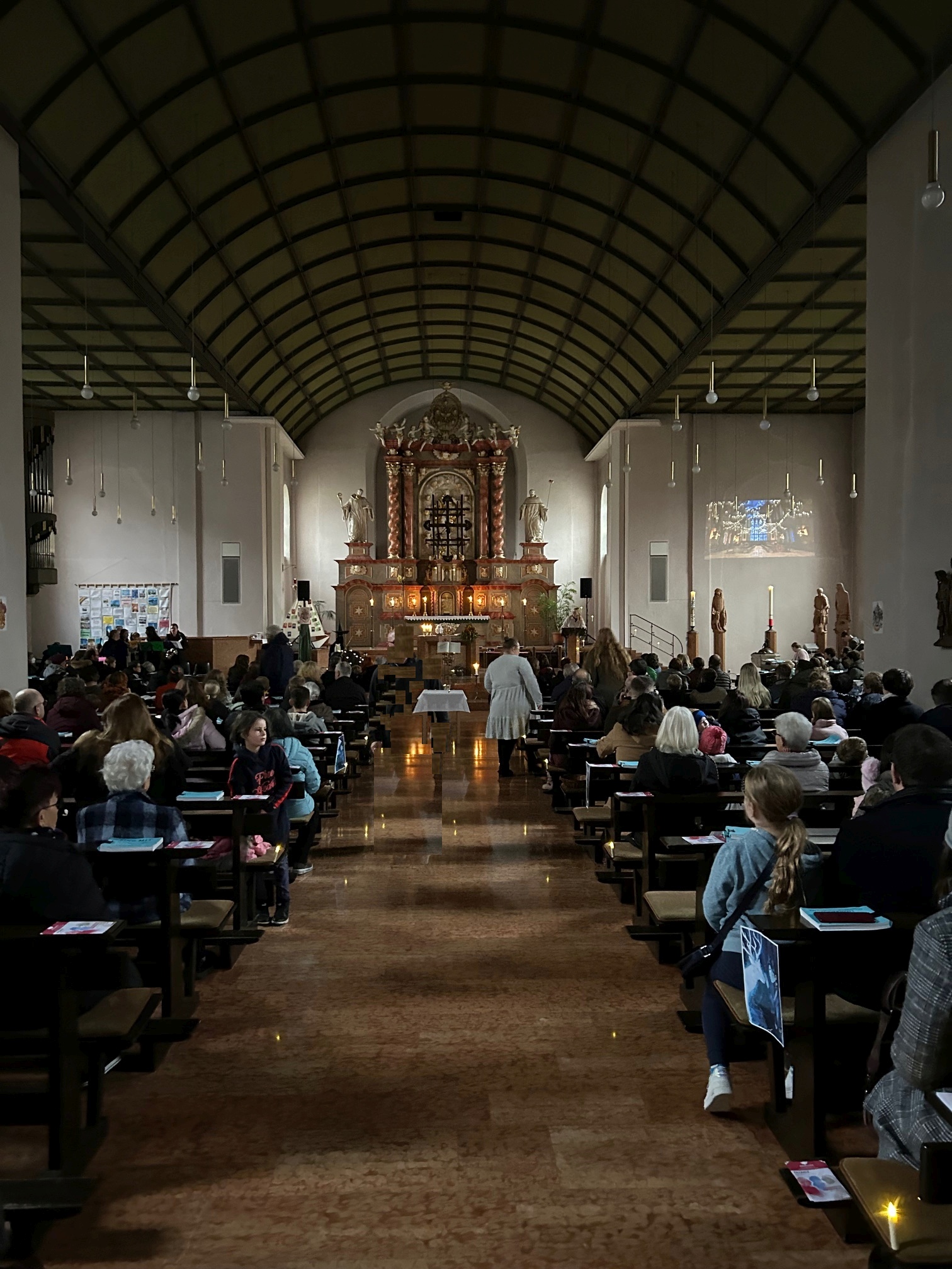 Die große Halle...