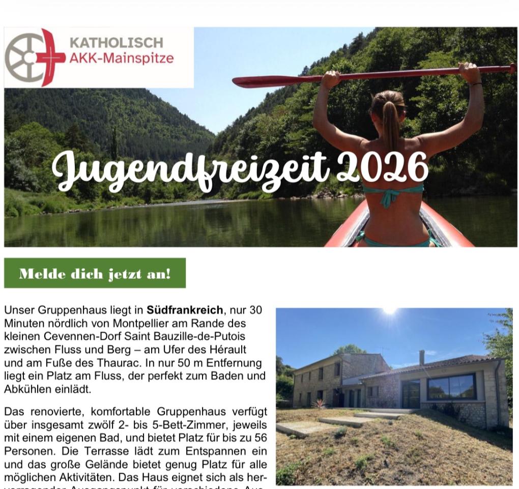 Jugendfreizeit 2026