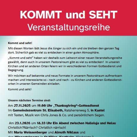 Plakat der Veranstaltungsreihe 