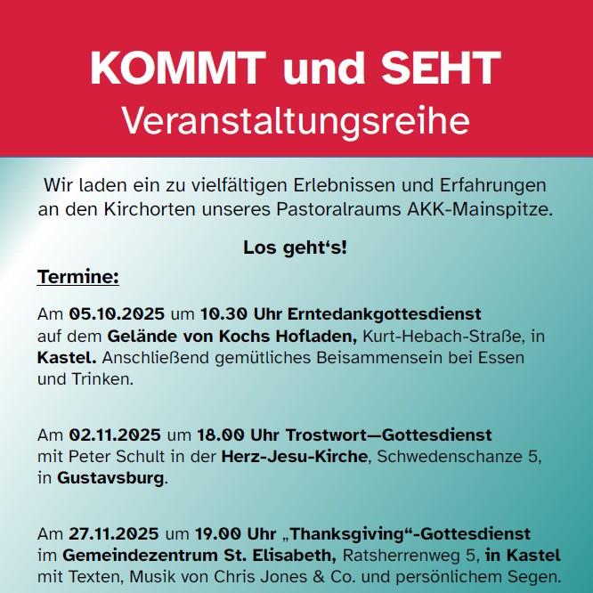Plakat der Veranstaltungsreihe 