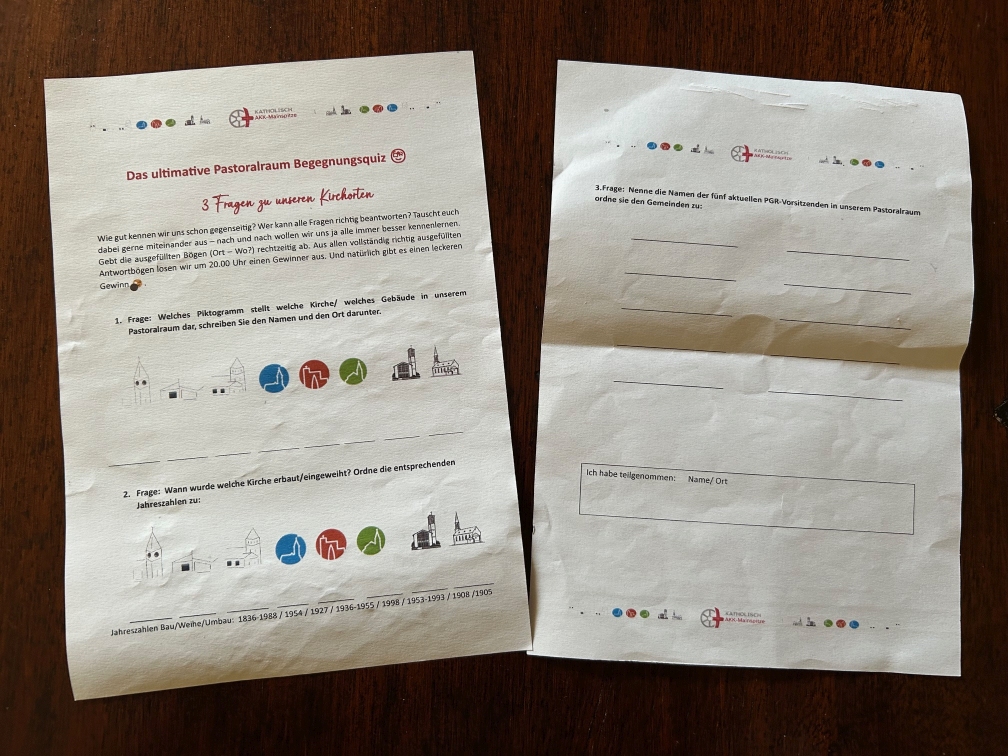 der Fragebogen zum Quiz - 3 Fragen, hätten Sie es gewusst