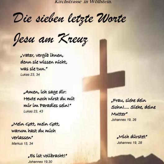 Plakat Gründonnerstag 2026 Wöllstein