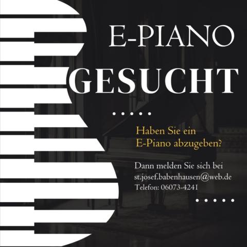 E-Piano gesucht