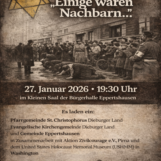 Plakat Shoah-Gedenktag 2026