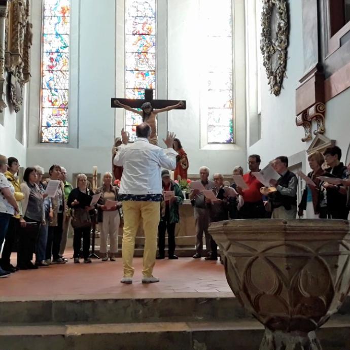 Gesang in der Eisenacher Georgskirche
