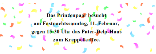 Krebbelkaffe mit Prinzenpaar 2024