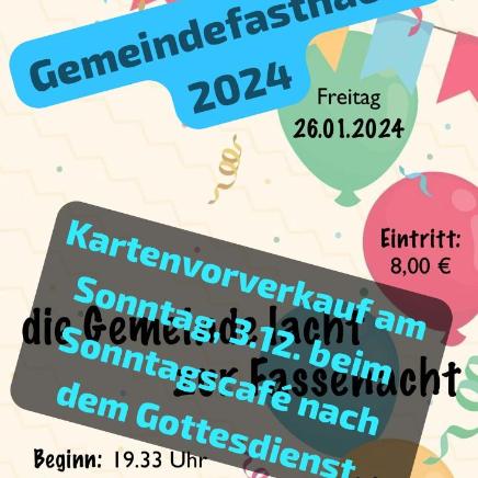 Plakat Gemeindefastnacht Dieburg 2024