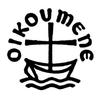 Symbol Schiff auf den Wellen mit Kreuz als mast
