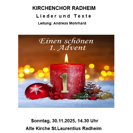 2025-11 Kirchenchor Advent