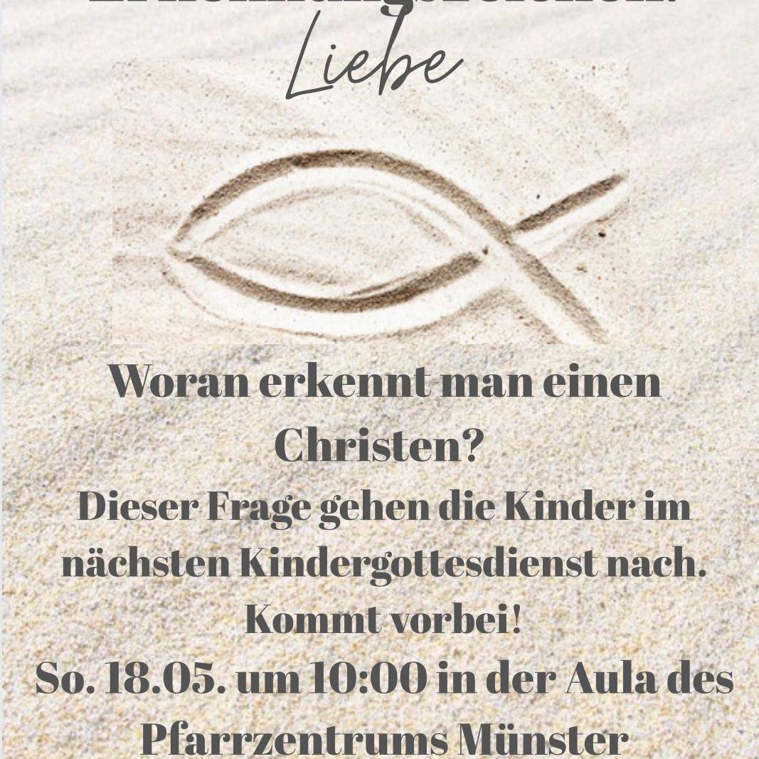 Erkennungzeichen Liebe Kindergottesdienst