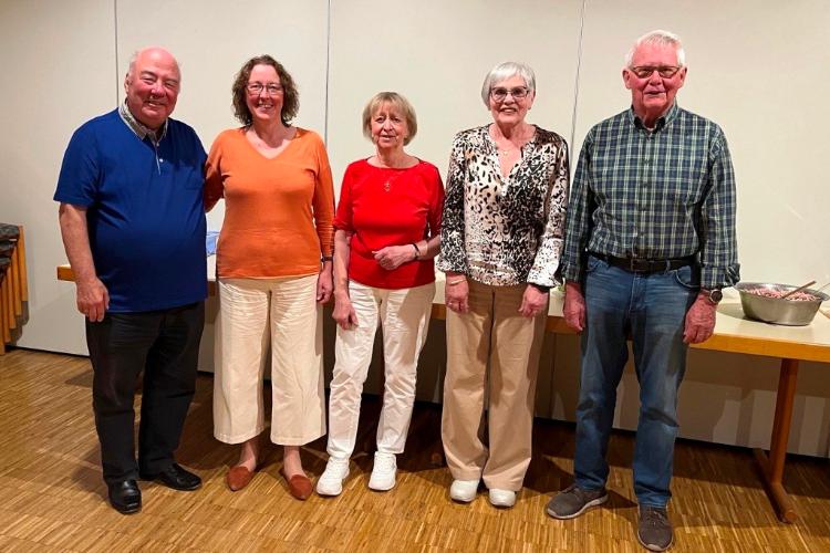 Bild der geehrten Personen im Kirchenchors St. Alban in -Bodenheim