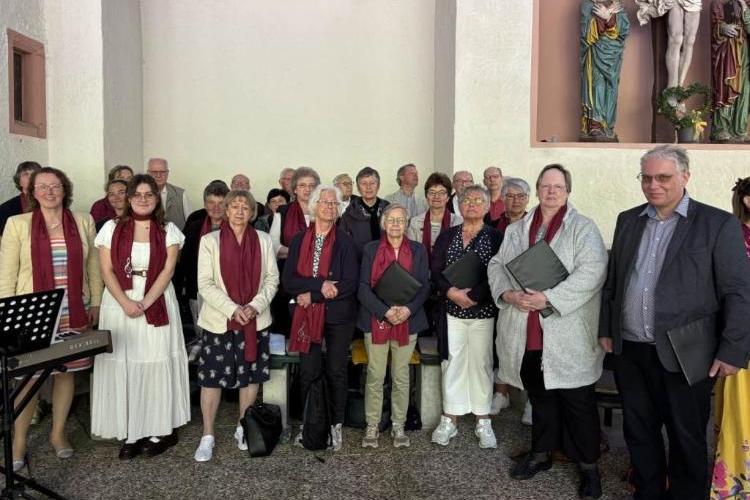 Bild des Kirchenchors St. Alban 2025 in Marienthal