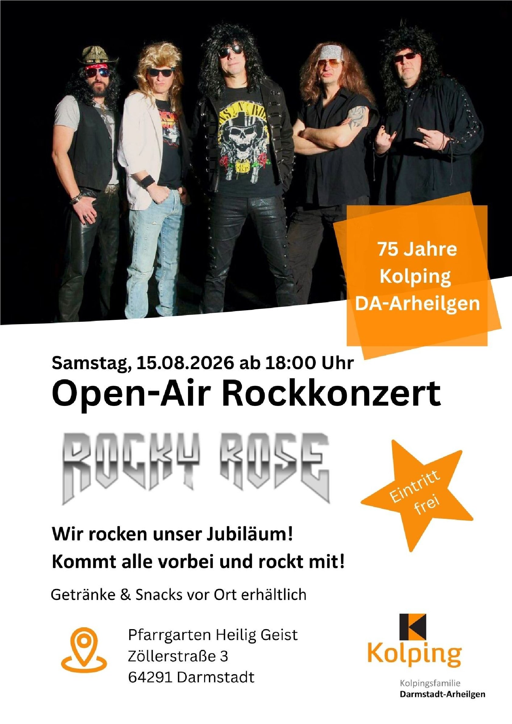Kolping-Konzert Rocky Rose_A3