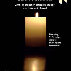 Gedenken zum 7. Oktober