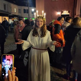 Die heilige Lucia in Darmstadt