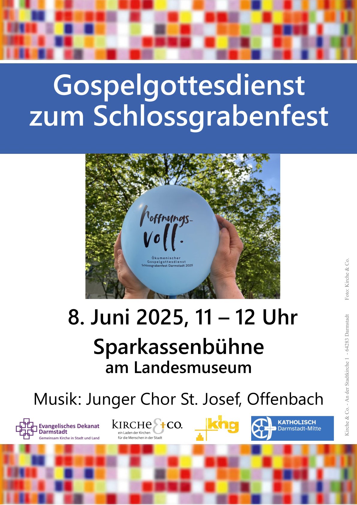 Ökumenischer Gospelgottesdienst auf dem Schlossgrabenfest