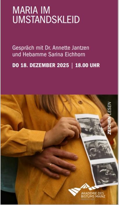 Maria im Umstandskleid