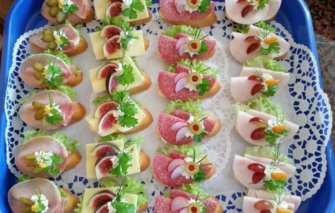 Empfang Griesheim-Weiterstadt am 19.10.2025: ein Teil des Buffets