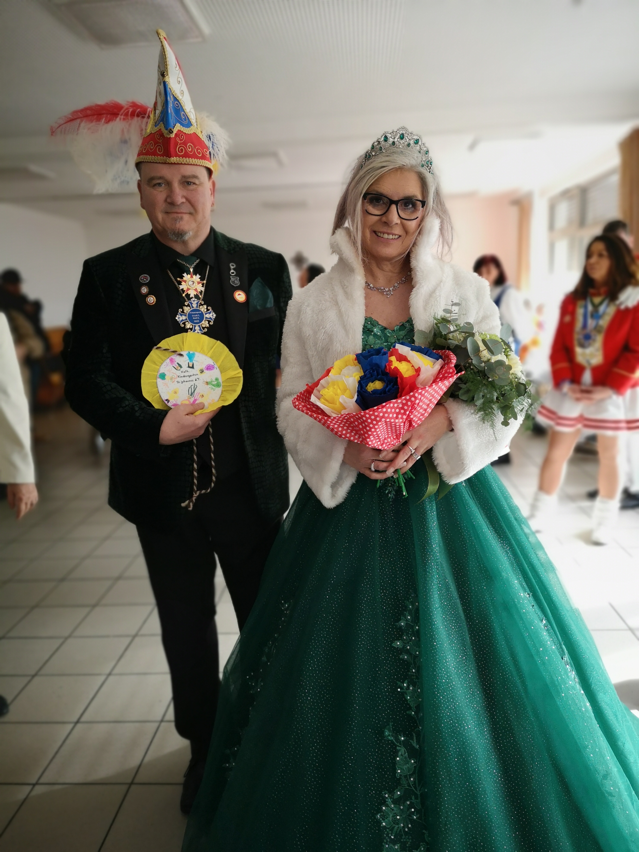 Kindergartenfasching 2025 Prinzenpaar