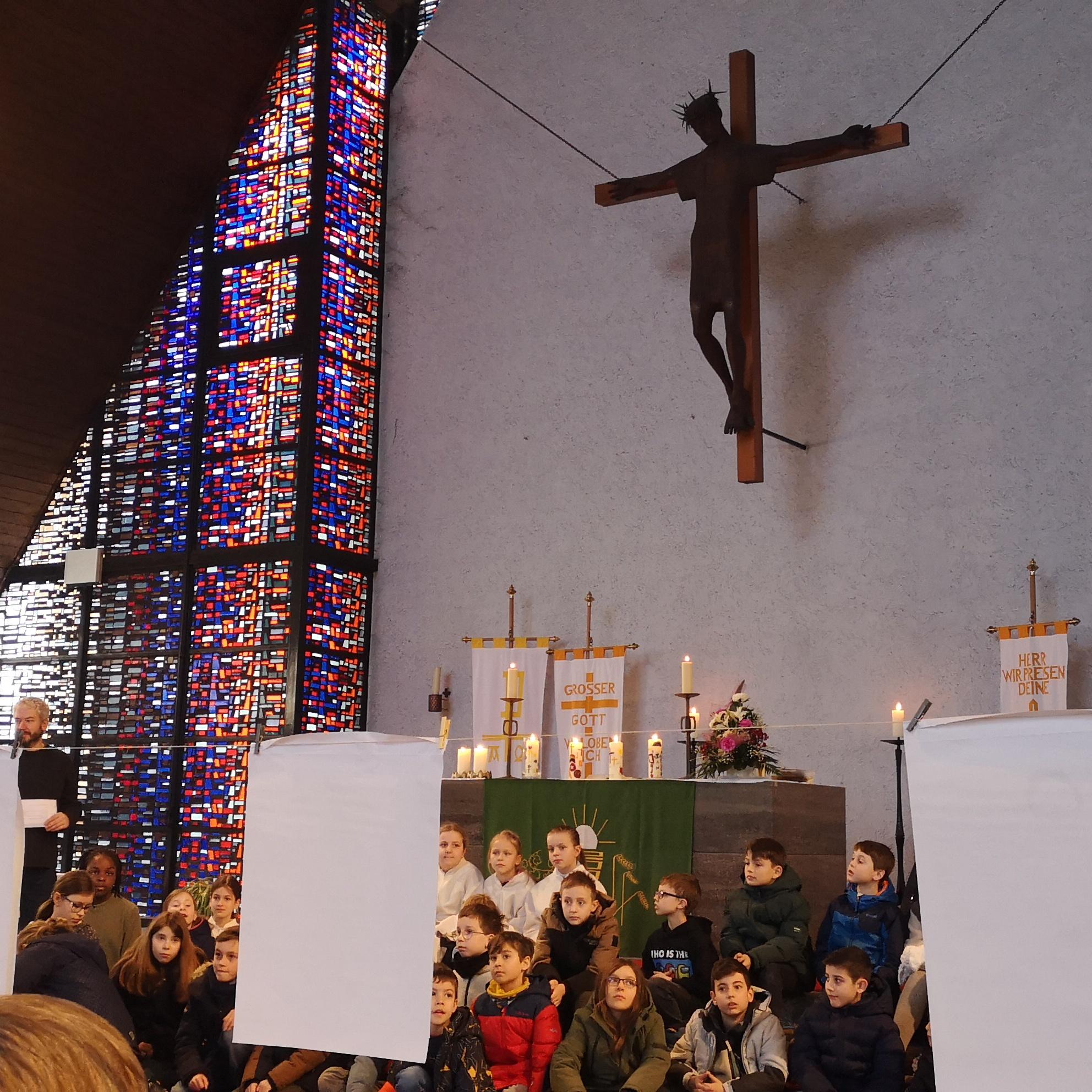Kirche mit Familie am 25.2.2025 zum Thema Taufe