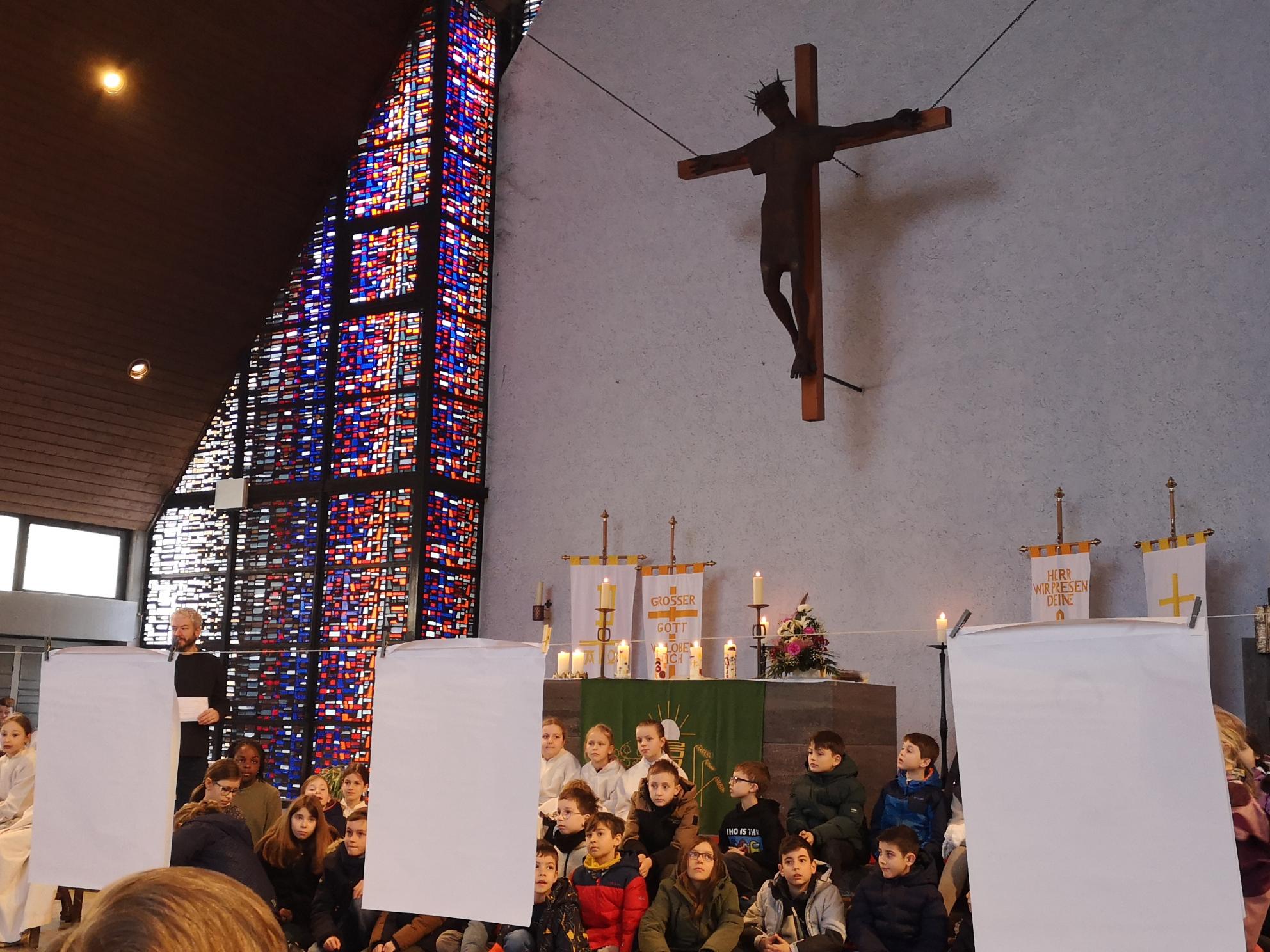 Kirche mit Familie am 25.2.2025 zum Thema Taufe