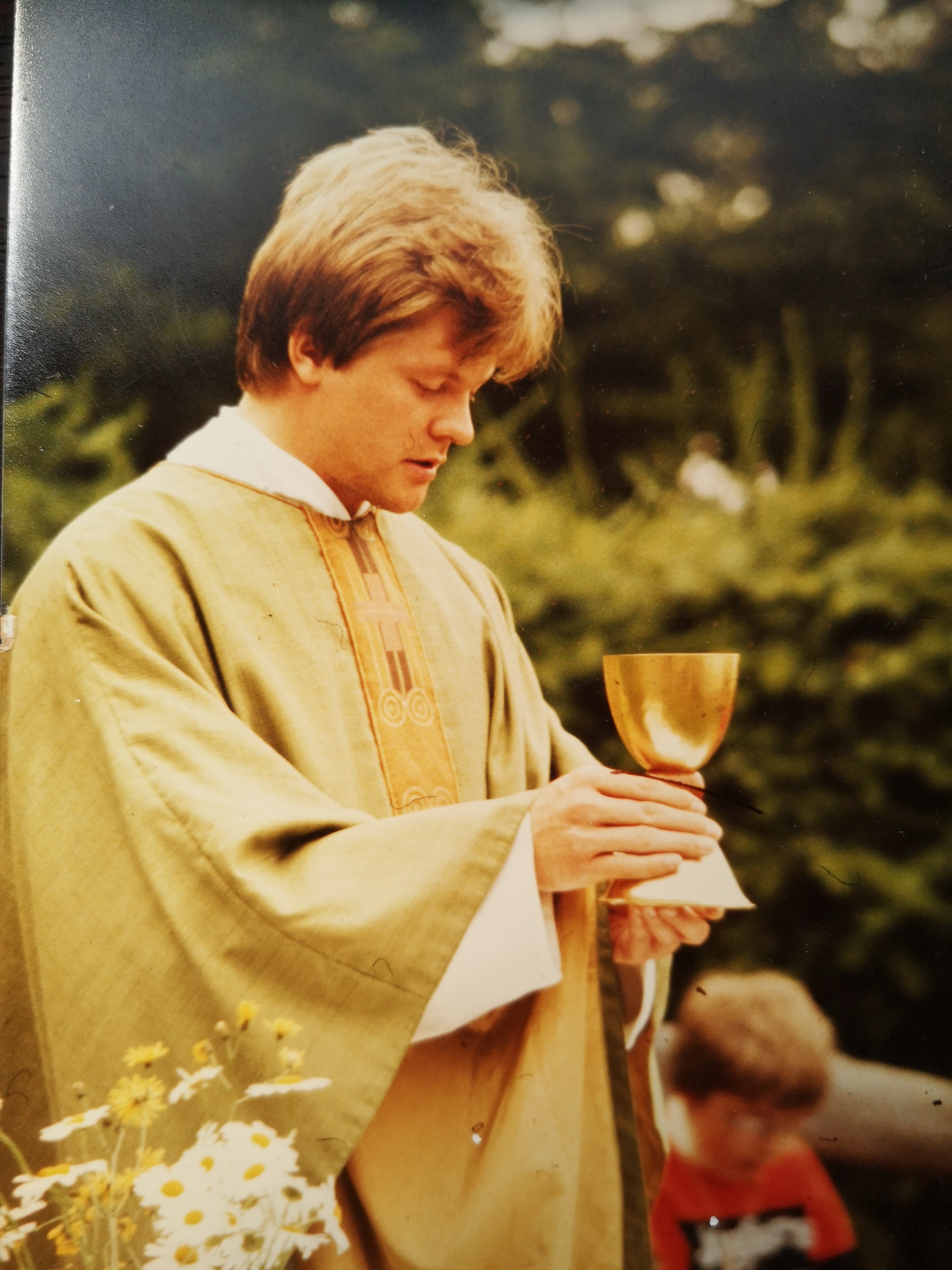 Pfarrer Klein als junger Priester