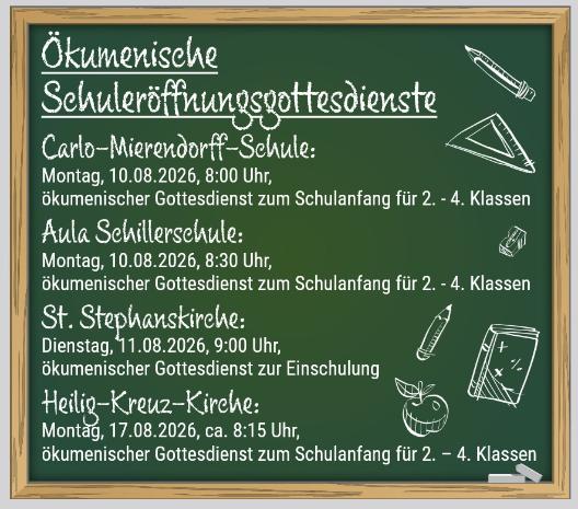Schulgottesdienste