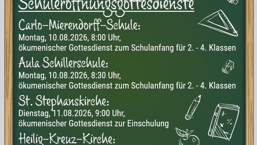 Schulgottesdienste