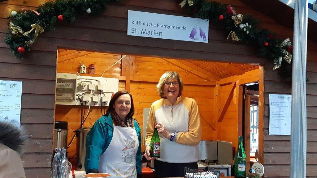 Weihnachtsmarkt-Hütte