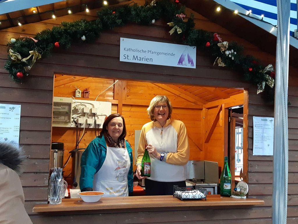 Weihnachtsmarkt-Hütte