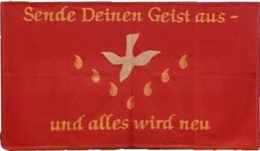 Altardecke Pfingsten von Resi Rank