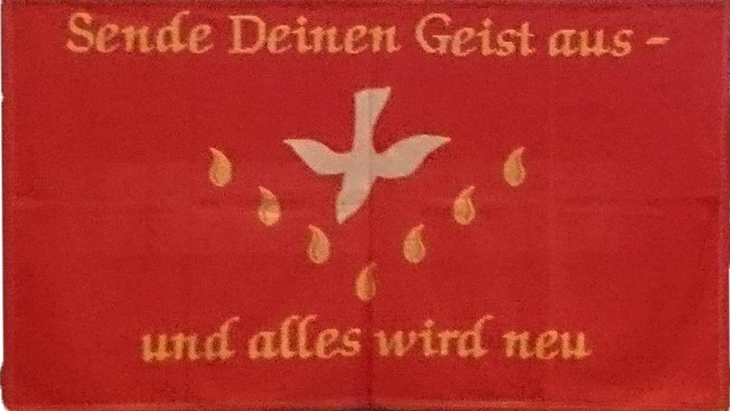 Altardecke Pfingsten von Resi Rank