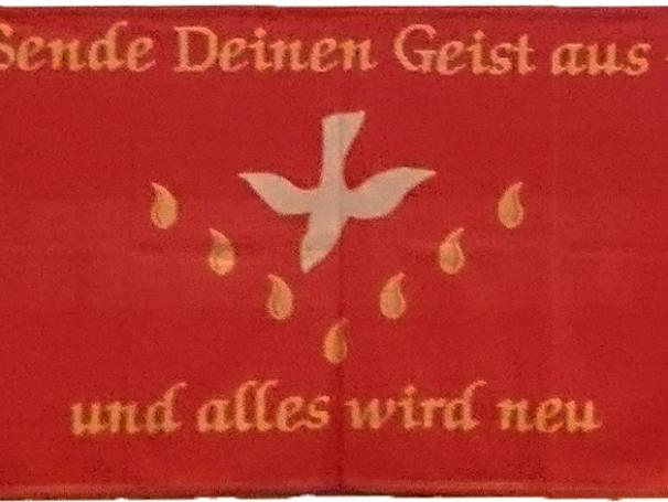 Altardecke Pfingsten von Resi Rank