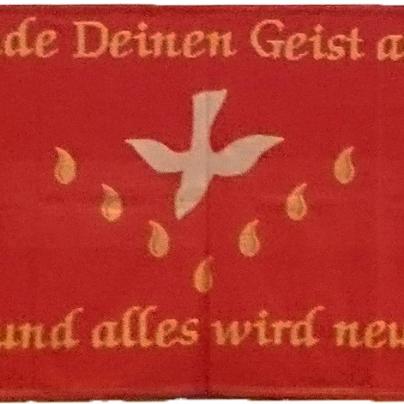 Altardecke Pfingsten von Resi Rank