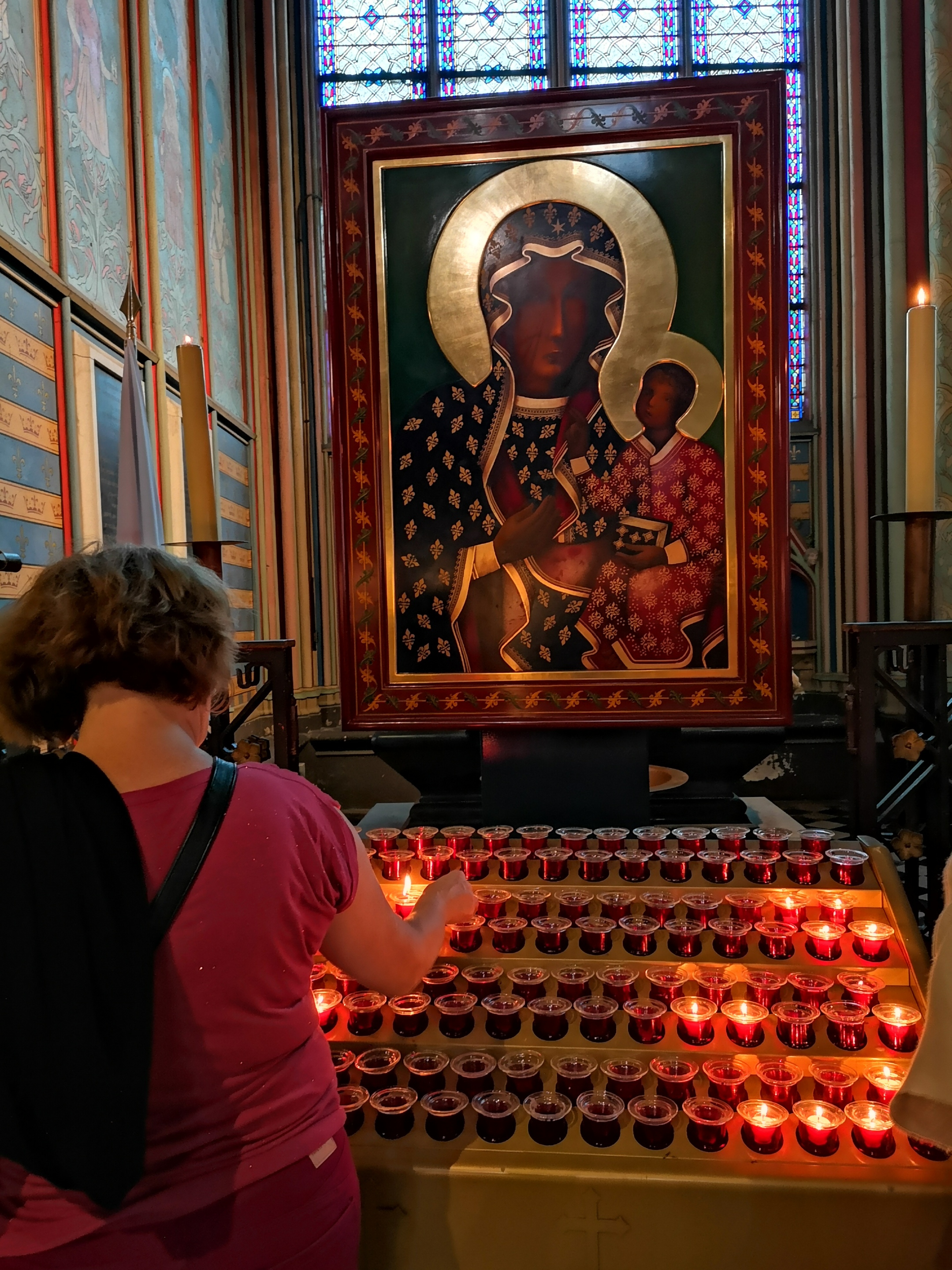 Gebet vor dem Bildnis der Muttergottes