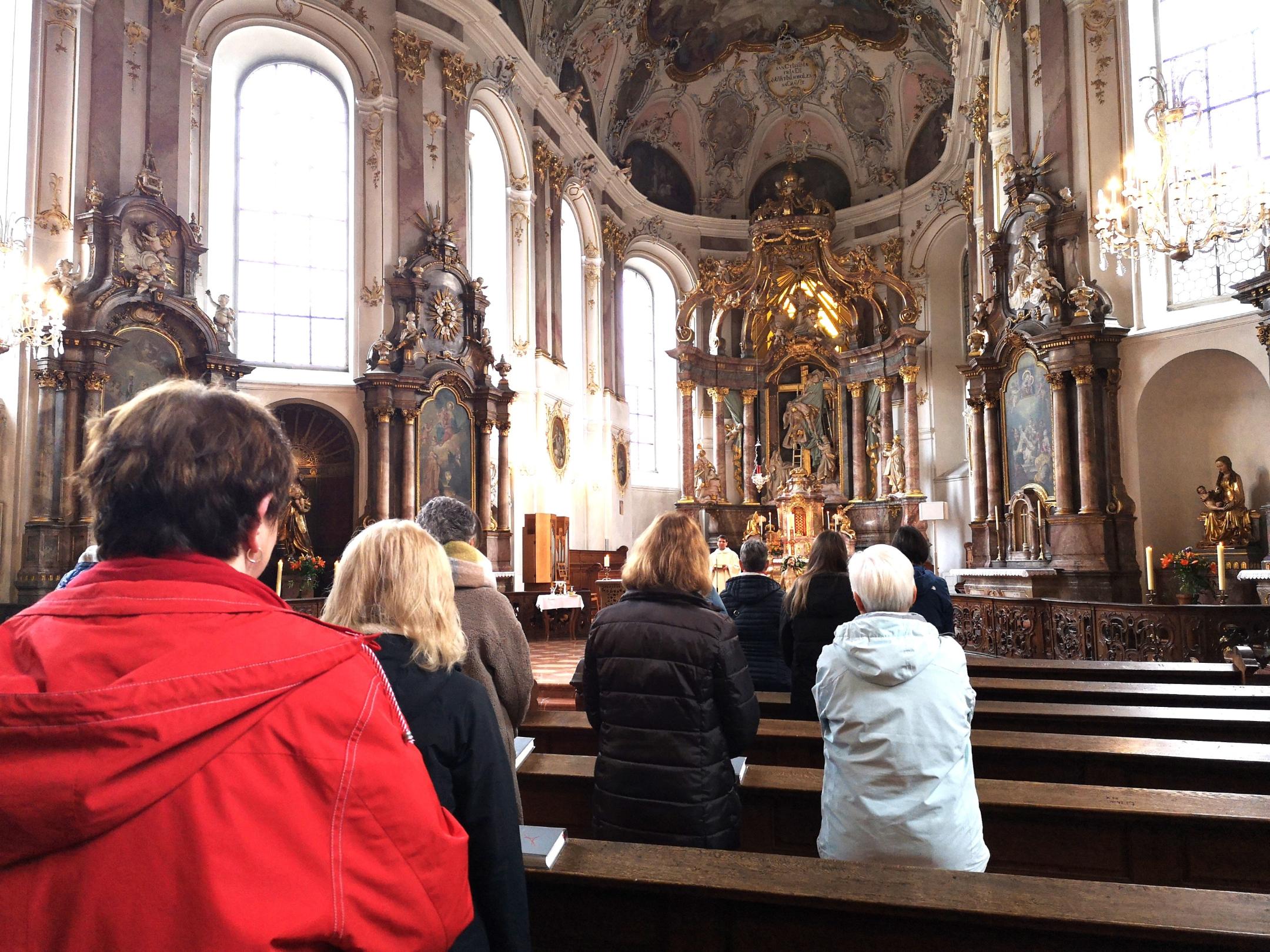 Gebet in der Mainzer Augustinerkirche