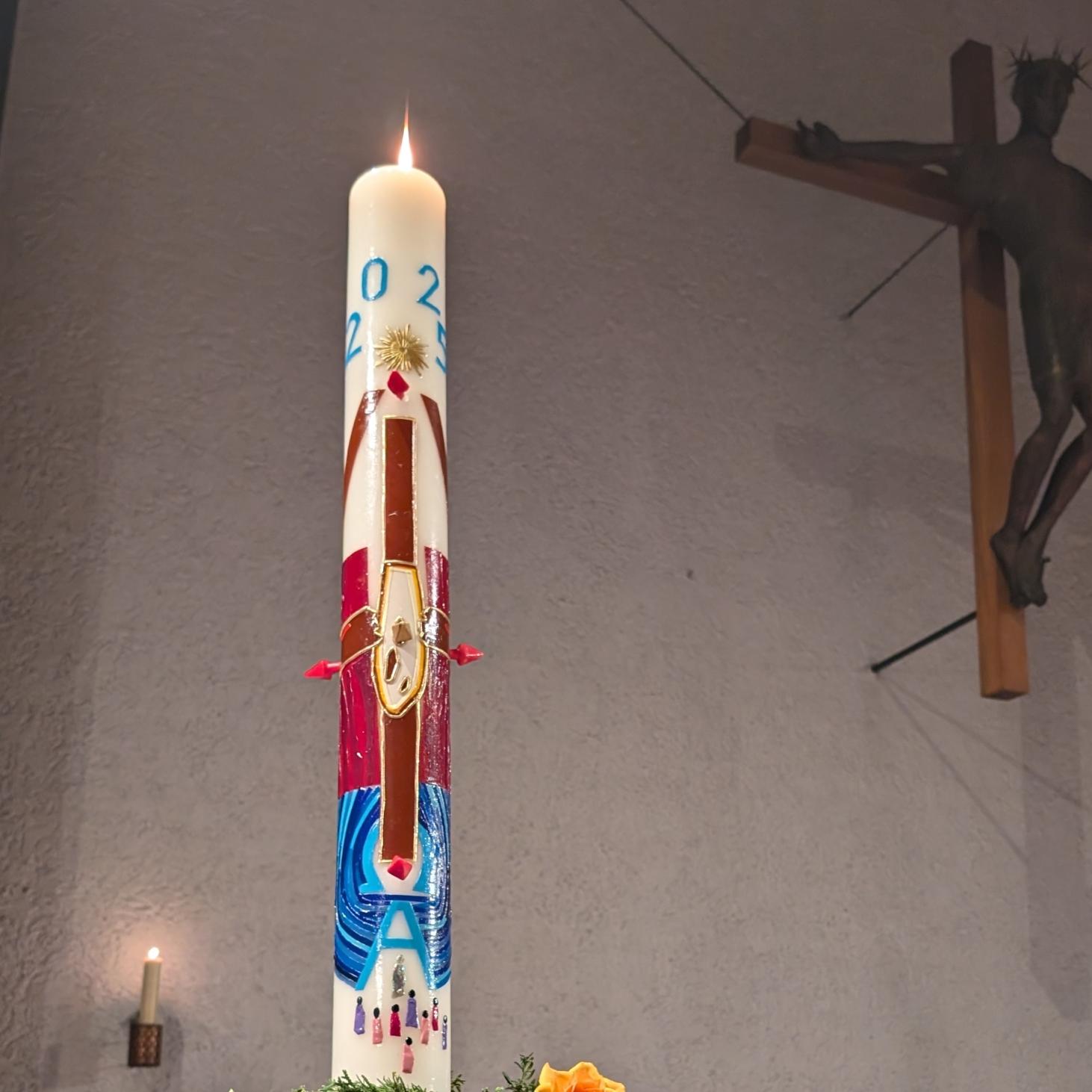 Osterkerze 2025