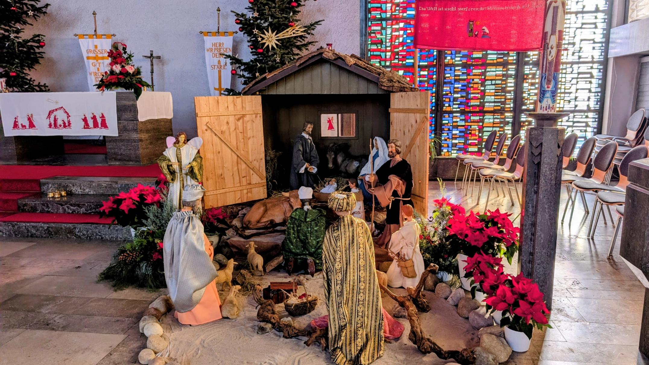 Krippe in Weiterstadt an Dreikönig