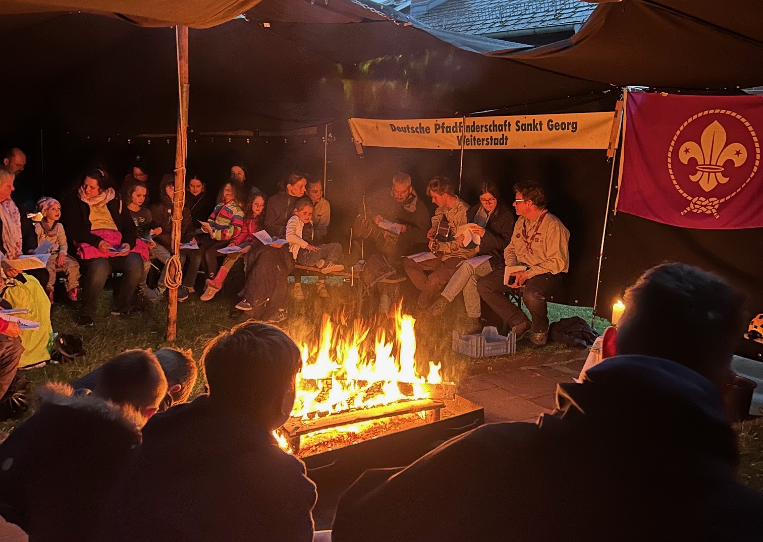 Gründonnerstag 2025 in Weiterstadt - Ölbergandacht in der Jurte