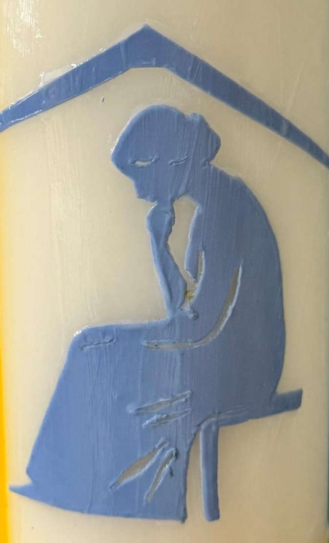 Osterkerze Weiterstadt 2026 - Hl. Maria