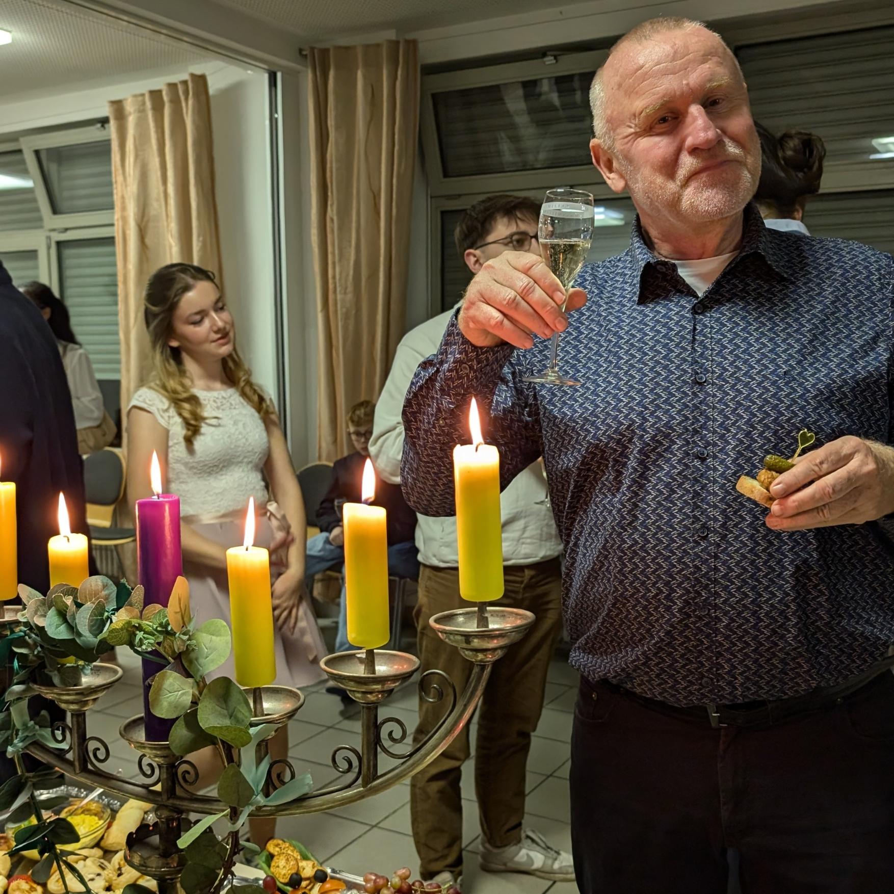 Empfang nach der Osternachtsfeier 2025 in Weiterstadt