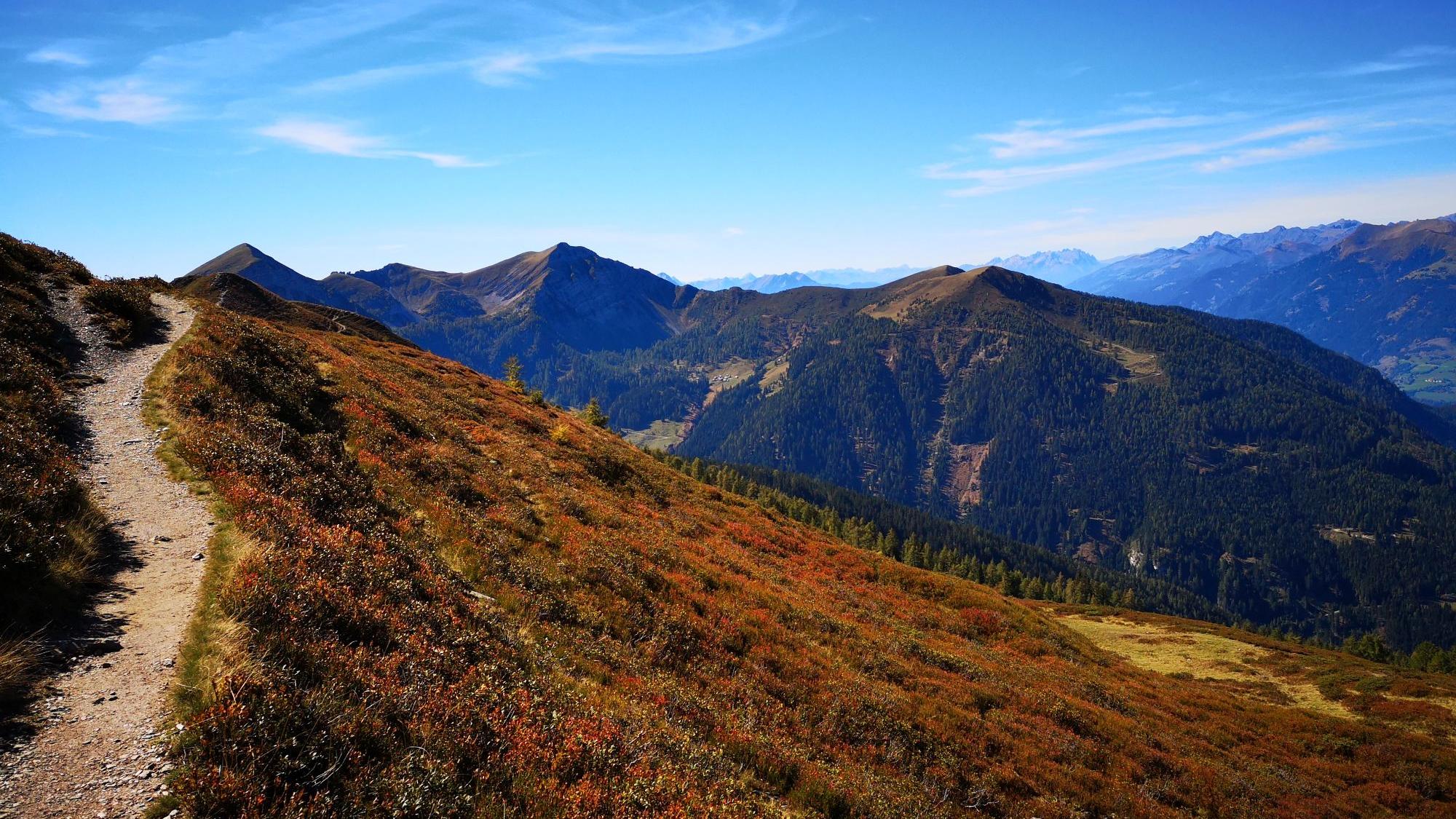 Berge im Herbst