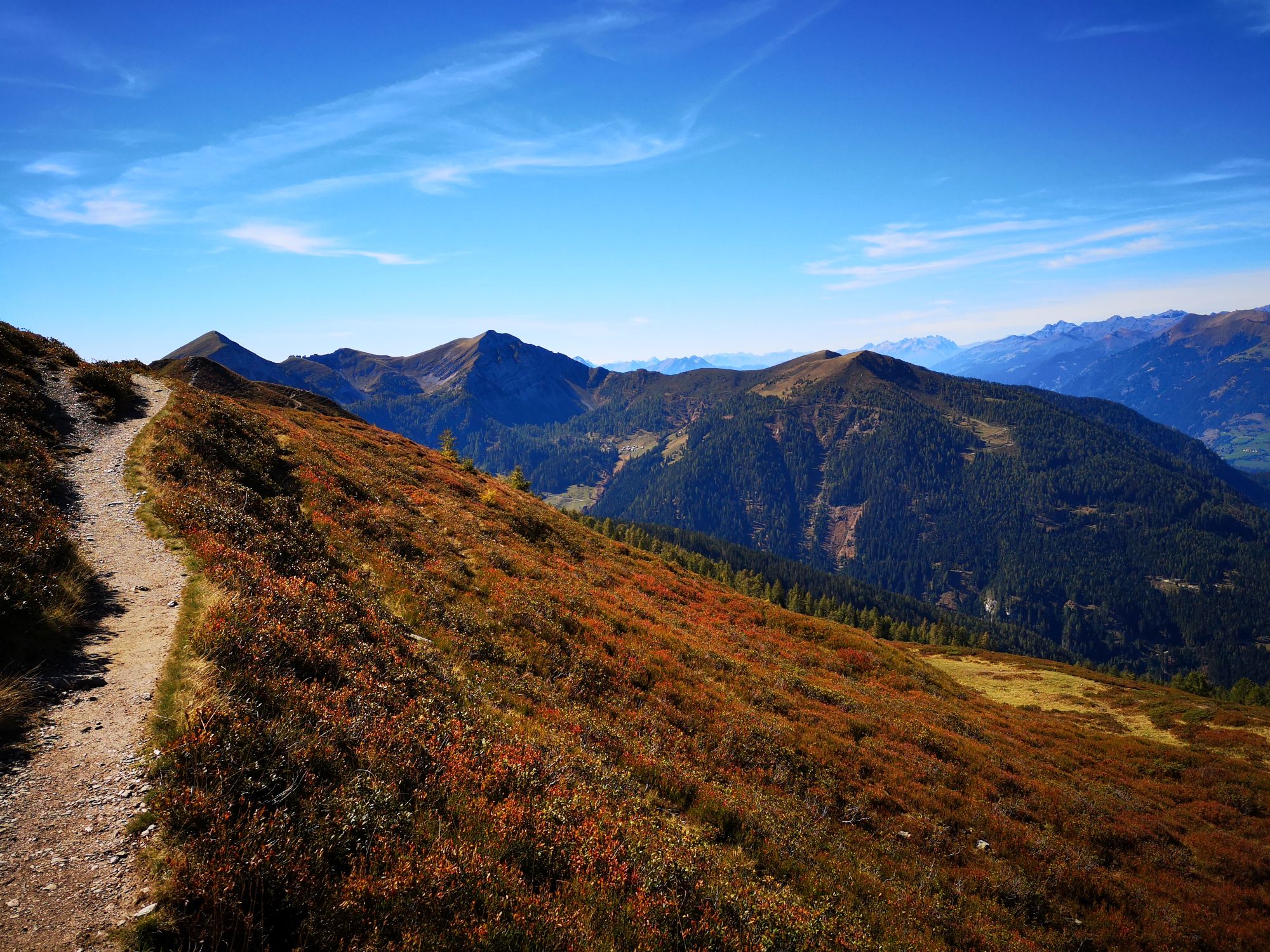Berge im Herbst